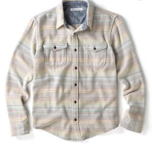 Outerknown Blanket Shirt Medium Sunrise Mojave Stripe
